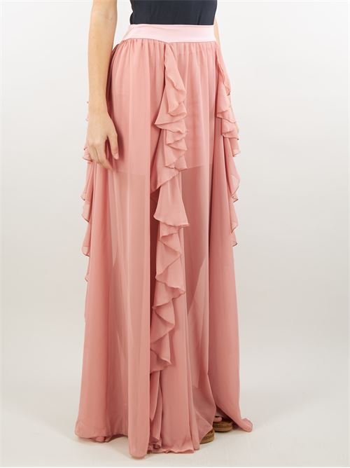Long skirt with ruffles District Margherita Mazzei DISTRICT MARGHERITA MAZZEI | Skirt | 4LU666117